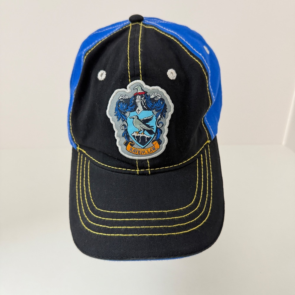 Harry Potter Ravenclaw Crest Baseball Cap Black Blue Adjustable Snapback